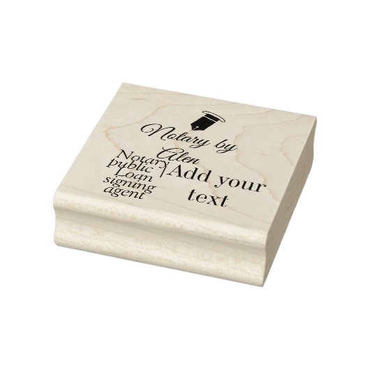 公証公債署名エージェントの名前の追加アドレス ラバースタンプ (スタンプ)