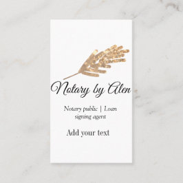 公証公債署名エージェントの名前の追加アドレス 名刺