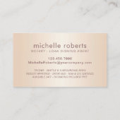 公証公債調印代理モダン人パール 名刺 (裏面)