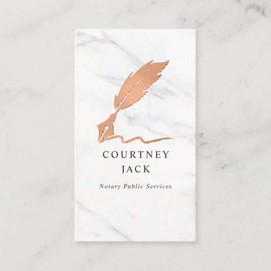 公証公営サービスラグジュアリーマーブルバラ金ゴールド 名刺 (正面)