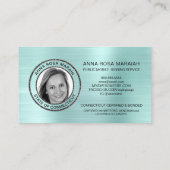 *～*公証印写真 – ペンフェザー署名エージェント 名刺 (裏面)