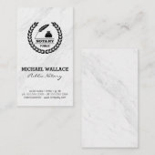 公証印章 | 大理石 名刺 (正面/裏面)