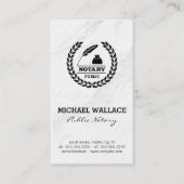 公証印章 | 大理石 名刺 (正面)