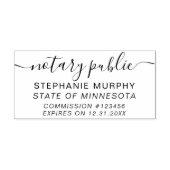 公証印鑑自己カスタム印印紙 セルフインキングスタンプ (デザイン)