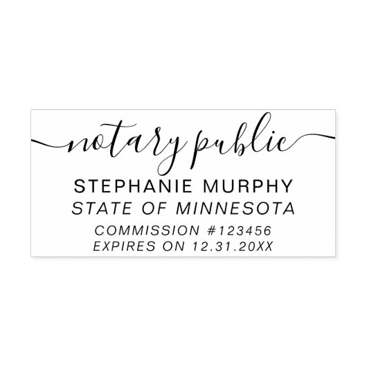 公証印鑑自己カスタム印印紙 セルフインキングスタンプ (デザイン)