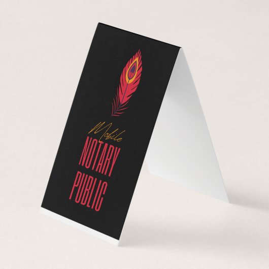 公証名刺 名刺 (正面)