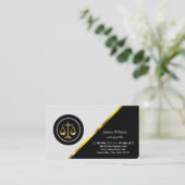 公証書平エレガント書名刺 名刺 (スタンド正面)