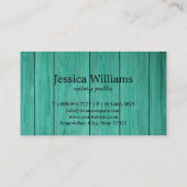 公証書平エレガント書名刺 名刺 (裏面)