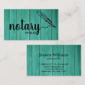 公証書平エレガント書名刺 名刺 (正面/裏面)