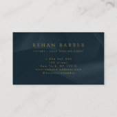 公証書用インクペン貸付け契約代理店海軍 名刺 (裏面)