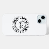 公証書署名代理店用携帯電話ケース Case-Mate iPhoneケース (裏面 (横))