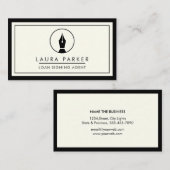 公証金融調印代理コンサルタントブローカー 名刺 (正面/裏面)