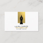 公証銀行融資代理店金ゴールドNib名刺 名刺 (正面)