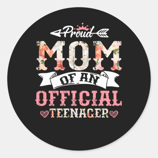 公誇りを持った式10代の若者13誕生日13アイ ラウンドシール (正面)