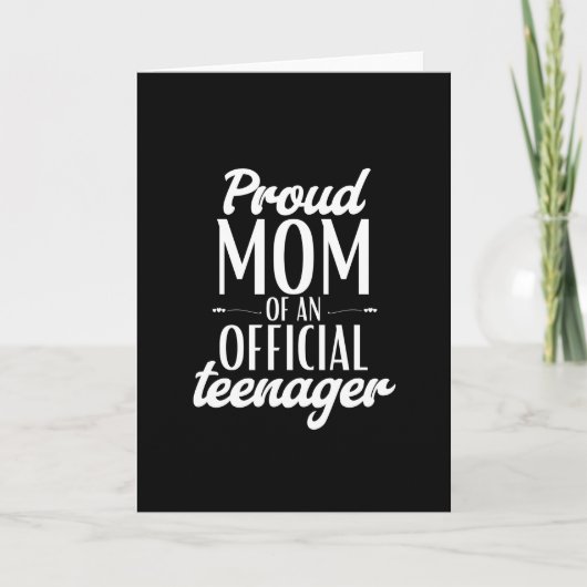 公誇りを持った式10代の若者 カード (正面)