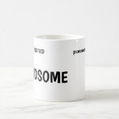 公認イケメン二か国語ユーモア コーヒーマグカップ (中央)