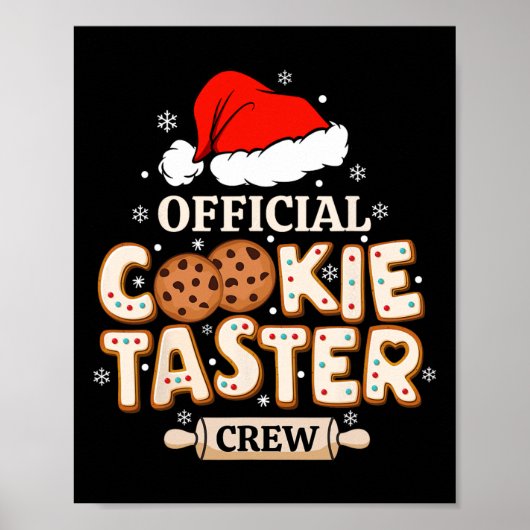 公認クッキーテスタークルー メリークリスマス ファミリー ポスター (正面)