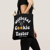 公認クッキーテスター クッキーが好きな人のクリスマス トートバッグ (クローズアップ)