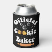 公認クッキーベーカークッキーの愛好家のためのクリスマスギフト 缶クーラー (缶正面)