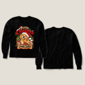 公認クリスマスクッキー試食係 ゴールデンレトリバー (デザイン 正面＆背面)