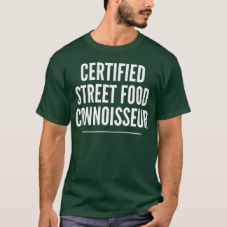 公認ストリートフード通のガールフレンド Tシャツ