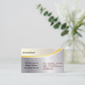 公認会計士名刺モダン 名刺 (スタンド正面)