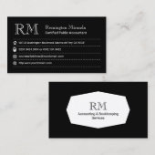 公認会計士名刺 名刺 (正面/裏面)