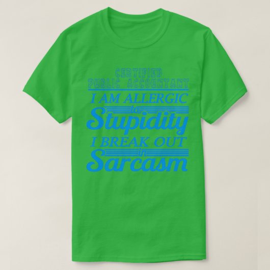 公認会計士2 Tシャツ (デザイン正面)