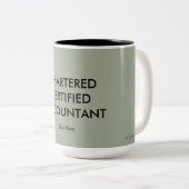 「公認会計士」 ツートーンマグカップ (正面右)