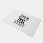 公認会計士・公認会計士 ドアマット (アングル)