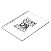 公認会計士・公認会計士 ノートブック (左側)