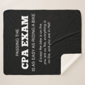 公認会計士CPA試験ギフト シェルパブランケット (正面(横))
