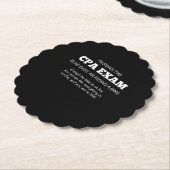 公認会計士CPA試験ギフト ペーパーコースター (アングル)