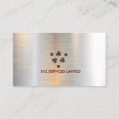 公認会計士CPA電卓イメージ 名刺 (裏面)