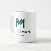 公認目視男のマグカップ コーヒーマグカップ (正面左)