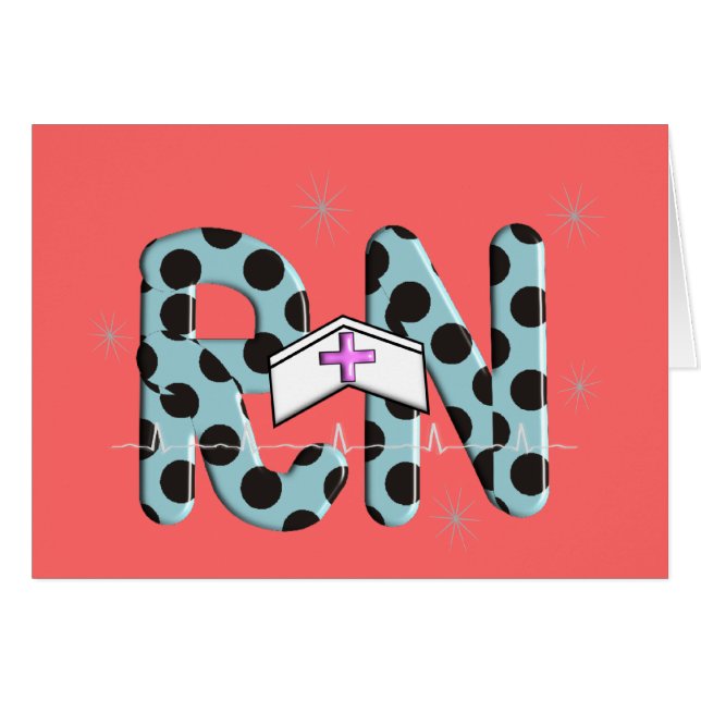 公認看護師のギフト"RN " (正面横)
