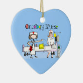 公認看護師のシェブロンのデザイン セラミックオーナメント (右)