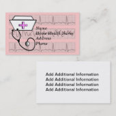 公認看護師の名刺 名刺 (正面/裏面)