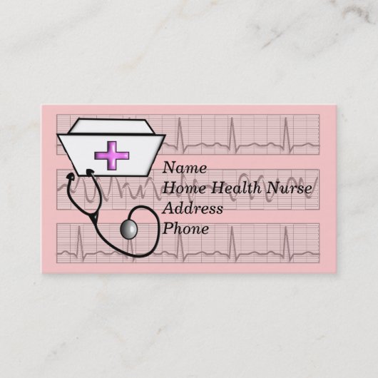 公認看護師の名刺 名刺 (正面)