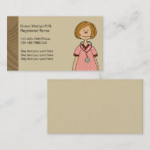 公認看護師の名刺 名刺 (正面/裏面)