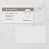 公認看護師の名刺 名刺 (正面/裏面)