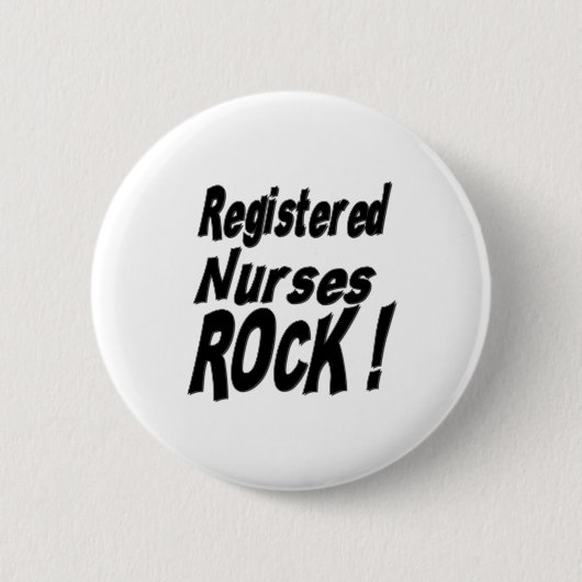公認看護師の石! ボタン 缶バッジ (正面)