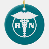 公認看護師の紋章 セラミックオーナメント (裏面)