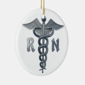 公認看護師の記号 セラミックオーナメント (右)