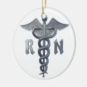 公認看護師の記号 セラミックオーナメント (左)