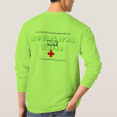 公認看護師のTシャツ Tシャツ (裏面)