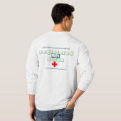 公認看護師のTシャツ Tシャツ (裏面フル)