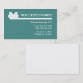 公認看護師ビジネスプロフィールカード 名刺 (正面/裏面)