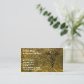 公認看護師-医学のケリュケイオン 名刺 (スタンド正面)