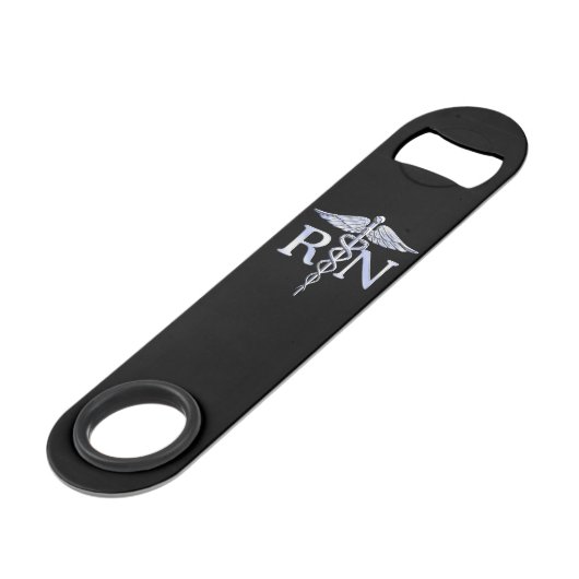 公認看護師RNのケリュケイオンは固体黒を蛇行させます スピード栓抜き (正面アングル)